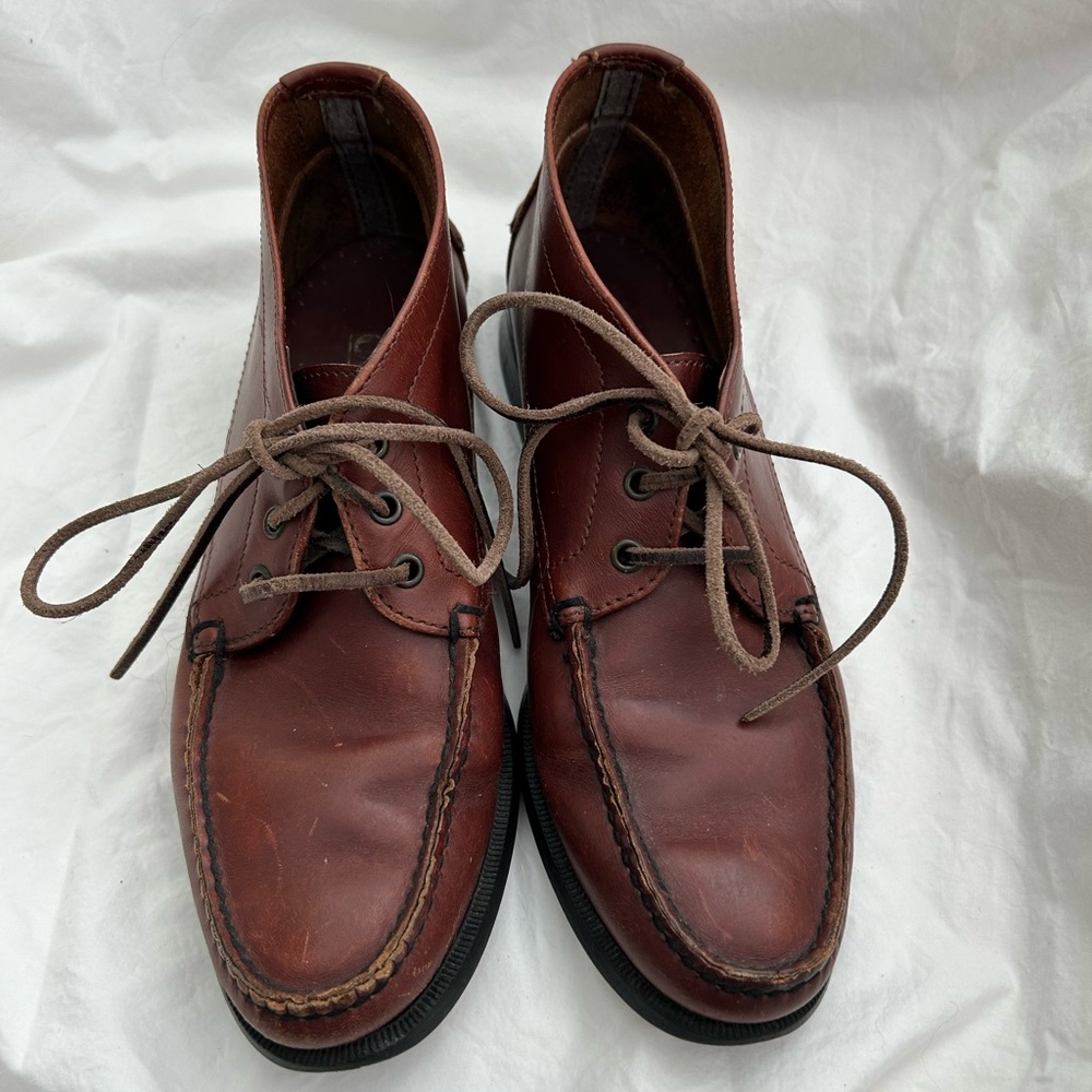 Vintage Sebago Chukka Boots Brown Leather Men’s 9.5